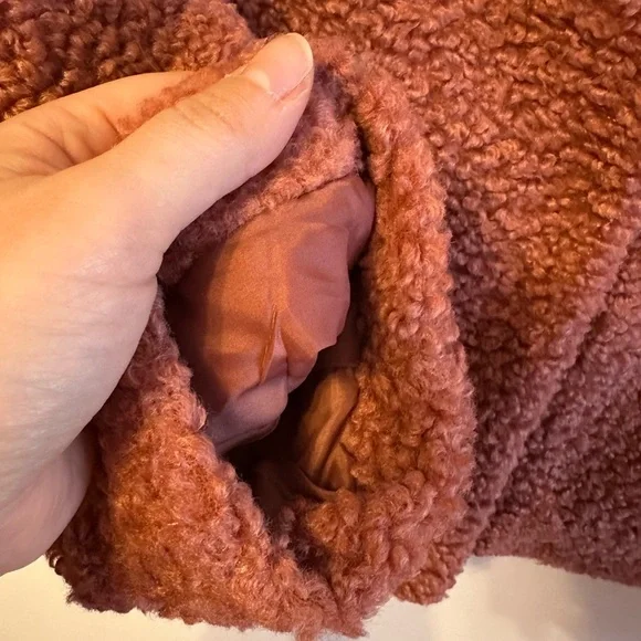 LC Lauren Conrad Teddy Jacket - Mauve - Picture 4 of 5